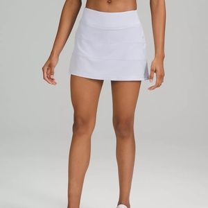 Lululemon-Pace Rival Mid-Rise Skirt Long-size 12 pale blue-tennis-golf